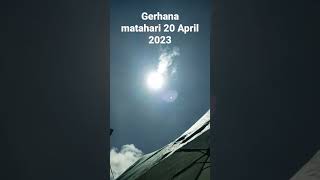 gerhana matahari 20 April 2023 menjelang hari raya idul Fitri langka