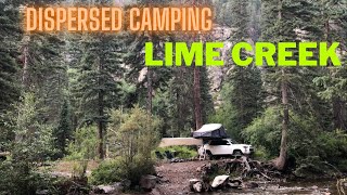 Dispersed Camping at Lime Creek