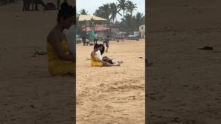 Calangute beach view with babes Part 8 #avsofficials #shorts #food #foodie #cooking  #goa #funny