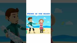 Picnic At The Beach | Omar & Hana English | Islamic Cartoon For Kids