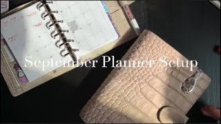 September Planner Setup