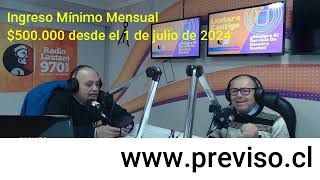 Ingreso Mínimo Mensual $500 000 desde el 1 de julio de 2024