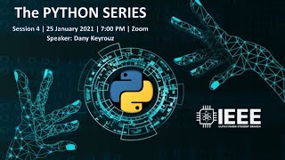 The Python Series | Session 4 Part 2