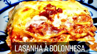 LASANHA À BOLONHESA. COMFORT FOOD ITALIANA!!!