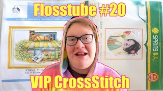 FLOSSTUBE #20 | VIPCROSSSTITCH Unbagging | 2 Cross Stitch Kits & Accessory