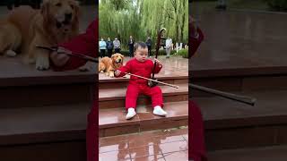 The Cutest Babysitter Ever! 🐶👶💞#cutebaby #dog #kidsvideo #babyclips #babylaughing #funny #baby #funn