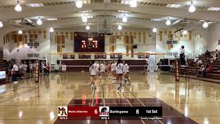 Menlo-Atherton High School vs Burlingame High School (October 4, 2022) [VARSITY]