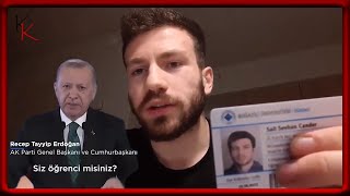 Boğaziçi'li Öğrenci Erdoğan'a Tek Tek Cevap Verdi! 'Bizler Terörist Değil , Sizlerin Çocuklarıyız.'