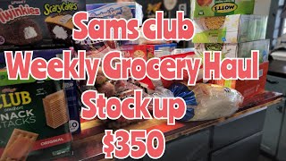 Sam's Club Haul | Stocking Up On Lunch Box Supplies | Weekly Grocery Haul