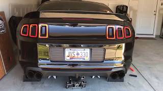 e85 On3 Twin Turbo 2014 Mustang GT Coyote Cold Start Magnaflow Competition Catback