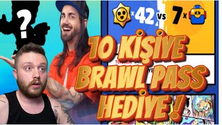 10X BRAWLL PASS HEDİYEE  #brawlstars #brawlstarsgame #brawlstarsshorts