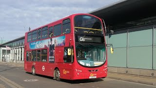 (Temporary Allocation) Journey on the 69 (WHV3, LJ61GVY) Wright eclipse Gemini 2 Volvo B5LH