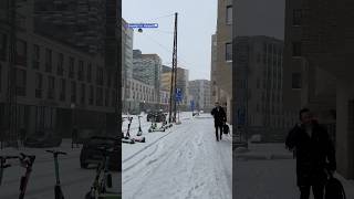 Walking in Crunchy Snowfall in Helsinki!❄️🌨️