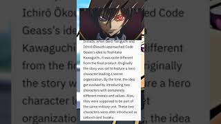 Facts you didn't know about Code Geass 🤯 #shorts #anime