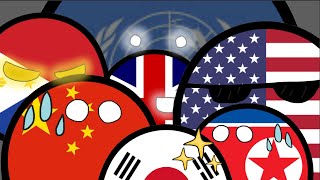 Korean War Be like | Meme | #countryballs | (🇨🇳🇰🇵🇺🇳🇰🇷🇺🇸🇬🇧🇵🇭) #shorts