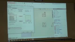 Video 1 of 2: Making a Detail Dwg w/ an Off-Set Sectional View in Solidworks