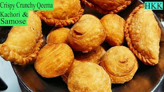 Qeema Kachori & Samosa | Crispy Crunchy and Yummy /How to Make the CRISPIEST Qeema Kachori & Samosa.