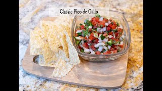 Classic Pico de Gallo-FAST and full of fresh chopped veggies!