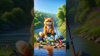 A Cat AI Story: Cat fishing #cat #cats #catlover #catvideos #aicat