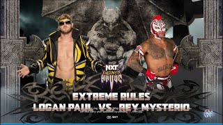 Logan Paul VS Rey Mysterio - Halloween Havoc - Extreme Rules - WWE 2K23