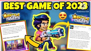 BEST INDIAN GAME OF 2023 || BATTLE STARS WON THE GOOGLE PLAY AWARD