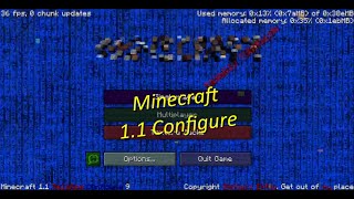 Minecraft 1.1 Configure