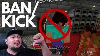 How to kick/ban from Minecraft Realms Bedrock Edition