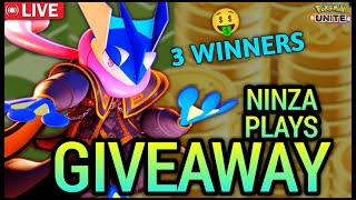 🔴 Finally Giveaway 😁🎉 | Pokemon Unite live | Hindi Giveaway