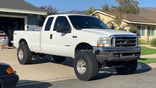 F250 4" LIFT & 37's on a 7.3L POWERSTROKE