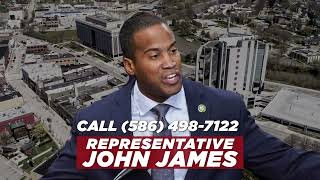 Upside Down World, Rep. John James (MI-10)