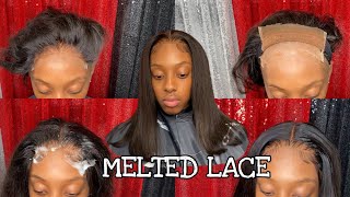 STEP BY STEP Closure Sew-in Using BOLD HOLD Adhesive | Short Cut Using Body Wave Bundles