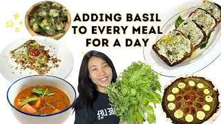 6 CREATIVE WAYS TO USE BASIL | BASIL IN BREAKFAST, LUNCH & DINNER