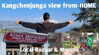 KANGCHENJUNGA view from HOME | Darjeeling Village | Darjeeling Bazaar | Chowk Bazaar | Tour Vlog