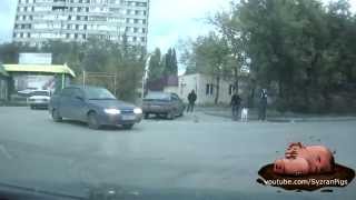 Авария у 16ти этажки  09.10.13 Сызрань