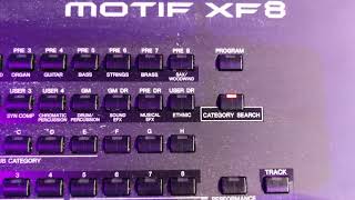 Motif XF8 Playing a Single Patch