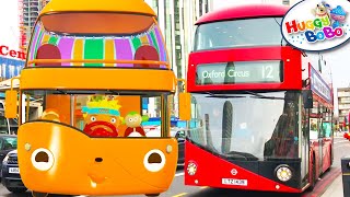 Wheels On The Bus Plus Lots More Nursery Rhymes - Cute 3D Animations & Real Life London Buses