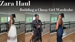 ZARA TRY ON HAUL building a classy girl wardrobe