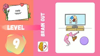 Brain Out : Challenge Help Mom Level - 9 || Walkthrough Solution || #shorts