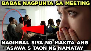 BABAE NAGPUNTA SA MEETING, NAGIMBAL SIYA NG MAKITA ANG ASAWA NIYA NA 5 TAON NG P@TAY