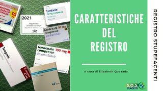 Registro stupefacenti: 📖 ✍️ Compilazione