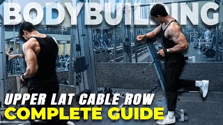 Upper Lat Cable Row | COMPLETE GUIDE | Single arm upper lats cable row | Bodybuilding | Atlasthetics