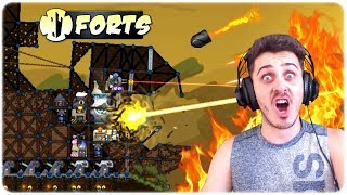 DESTRUINDO O INIMIGO COM NOVAS ARMAS! 🚀 - Forts #15