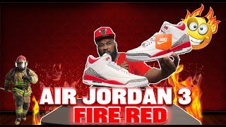 Air Jordan 3 FIRE RED Pick Up Vlog & Review | THESE ARE ON FIRE 🔥