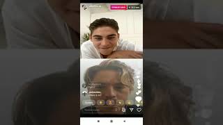 HERO AND DYLAN BROADCAST LIVE (HARDIN AND TREVOR) HeroBeauregard Faulkner Fiennes-Tiffin Dylan Th