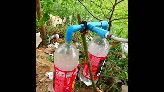 Free electricity | I turn PVC pipe into a water pump at home free no need electricity power