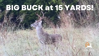 BIG BUCK at 15 Yards!! Stalking A Majestic SUBURBAN TEXAS Buck