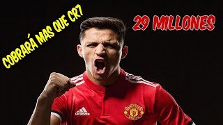 El increíble sueldo de Alexis Sanchez en el Manchester Unite