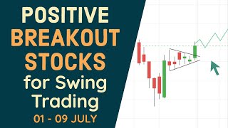 Positive BREAKOUT Stocks for Tomorrow for SWING TRADING ( 01 - 09 July 2022 )  Analysis in HINDI