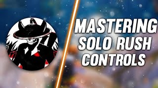 Mastering @solorush controls 🔥 | Pubg mobile | 5 finger claw 🥵❤️