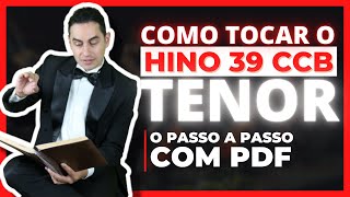 COMO TOCAR O HINO 39 CCB NO VIOLONCELO na voz do TENOR - Prof. BOAZ de OLIVEIRA